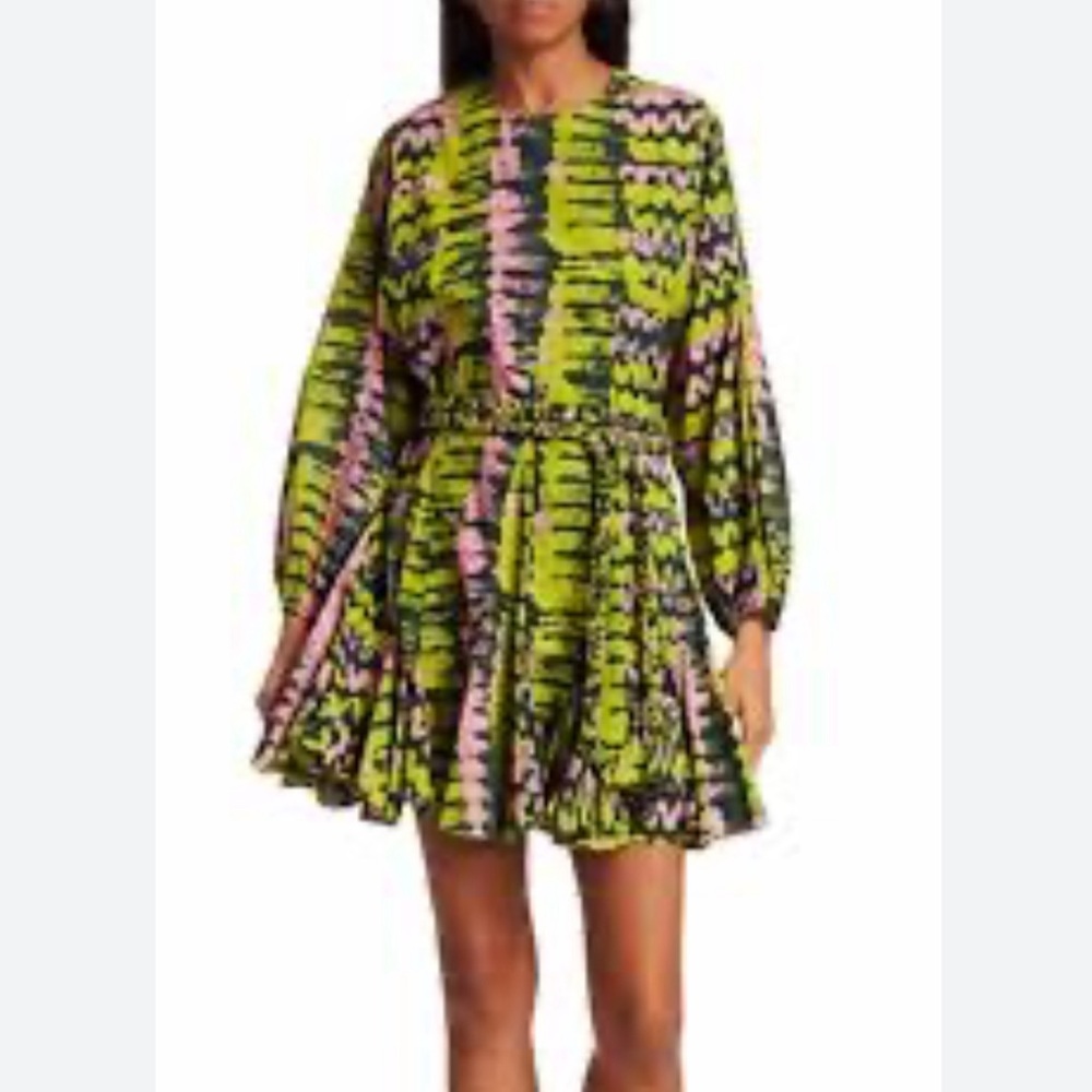 RHODE printed mini dress - Pink - size S - perfect condition.